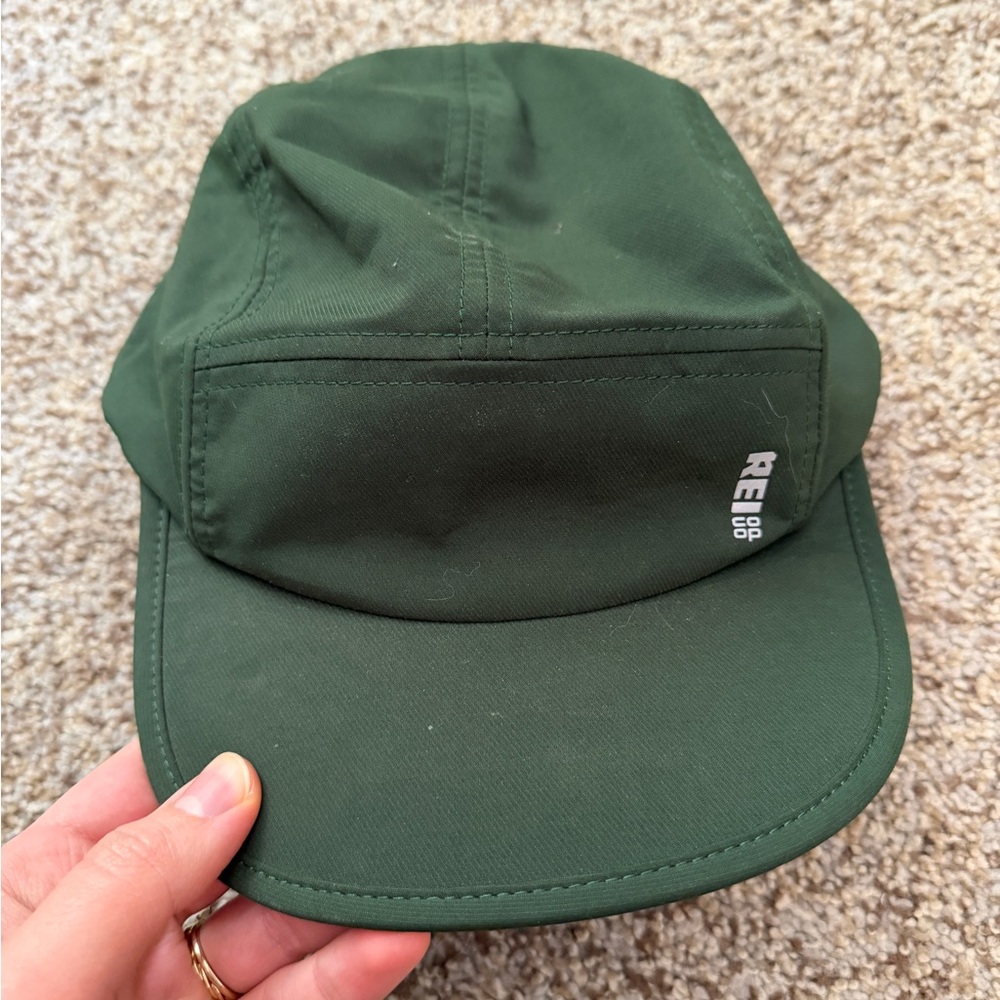REI 5 Panel Green Hat